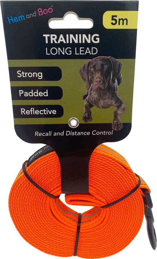 Hem & Boo Sports Training Long Lead 5mtr Orange
