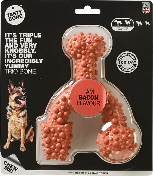 Tastybone Trio Bone Large Bacon