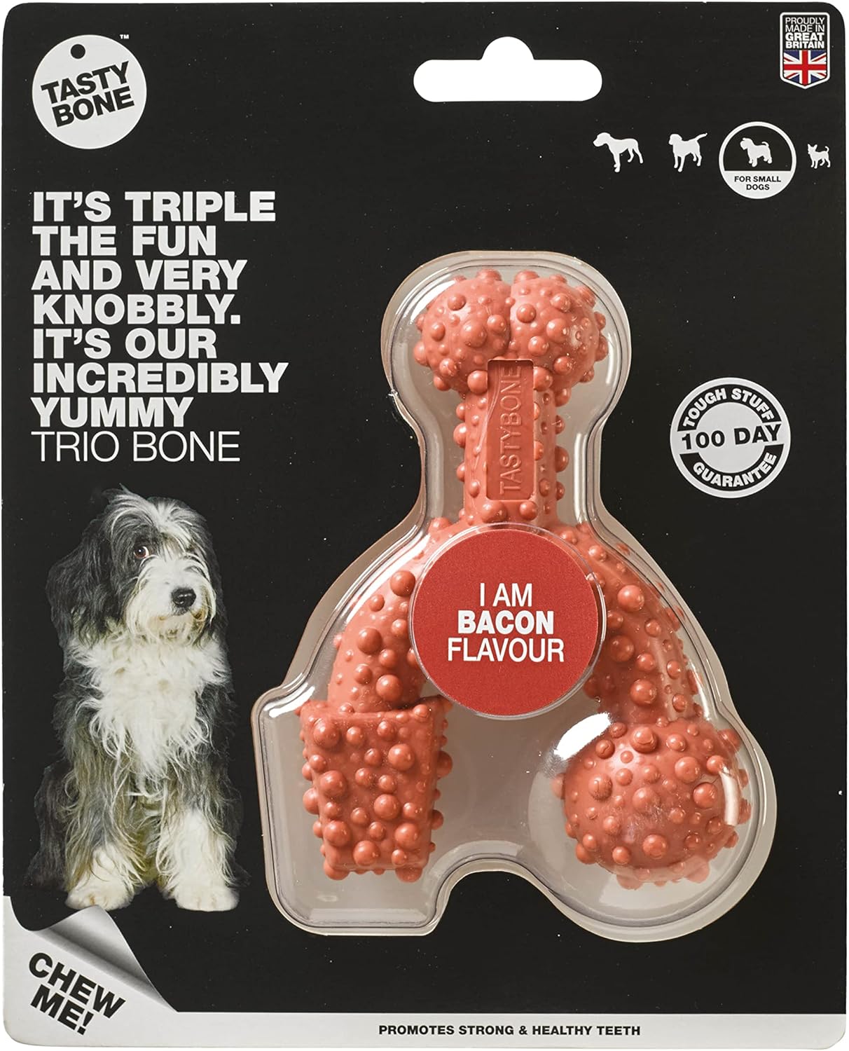 Tastybone Trio Bone Small Bacon