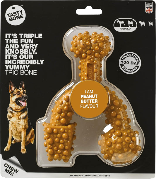 Tastybone Trio Bone Large Peanut Butter