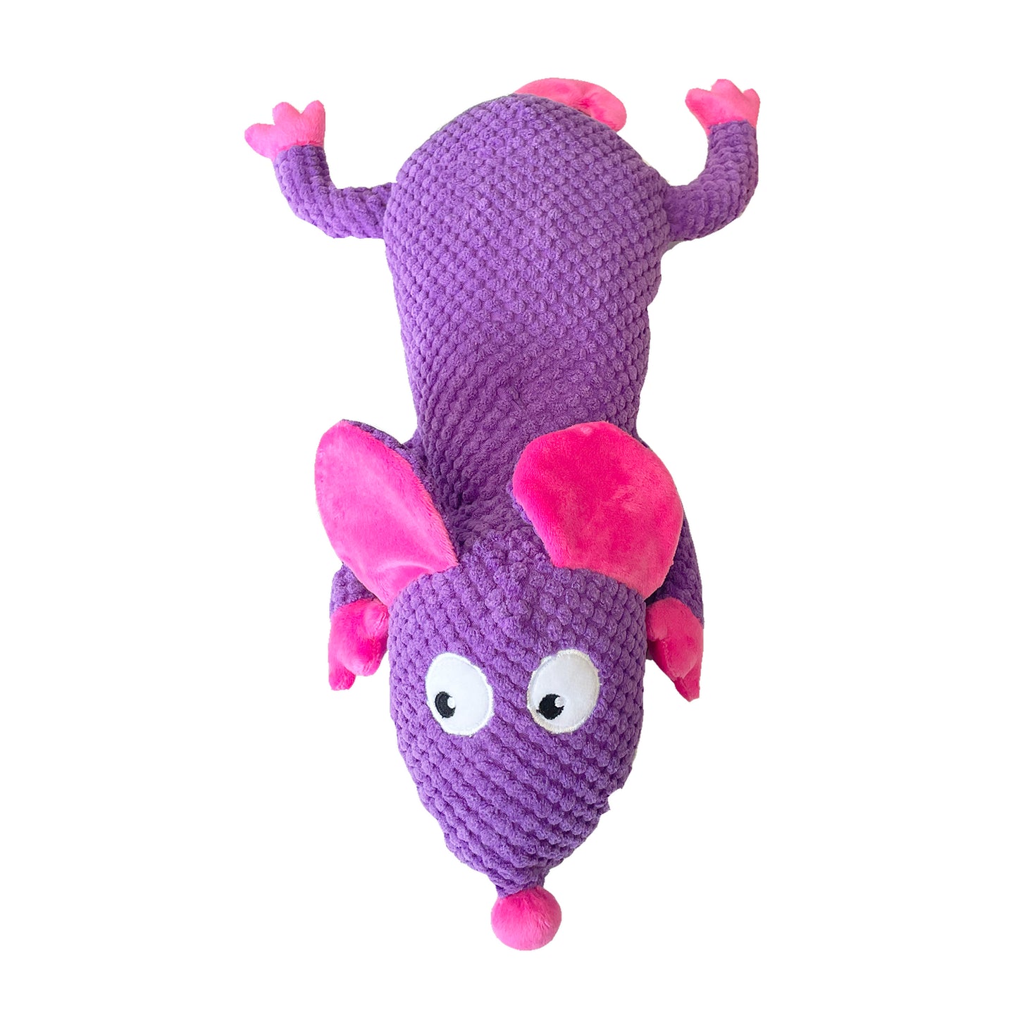 Mad About Pets Ronny Rat Squeaky Toy Purple