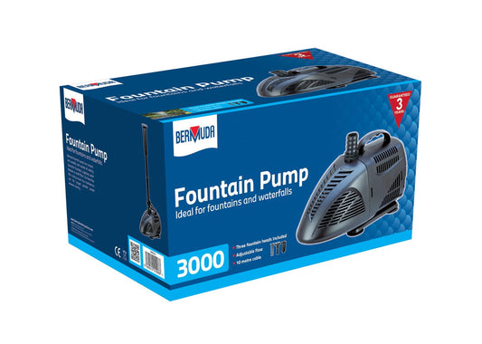 Bermuda Fountain Pump 3000 With Bell Jet