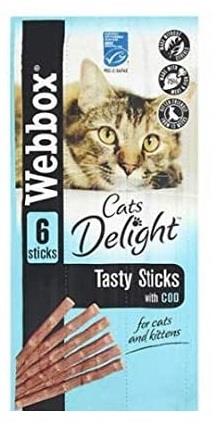 Webbox Cat Sticks Cod 6 Sticks