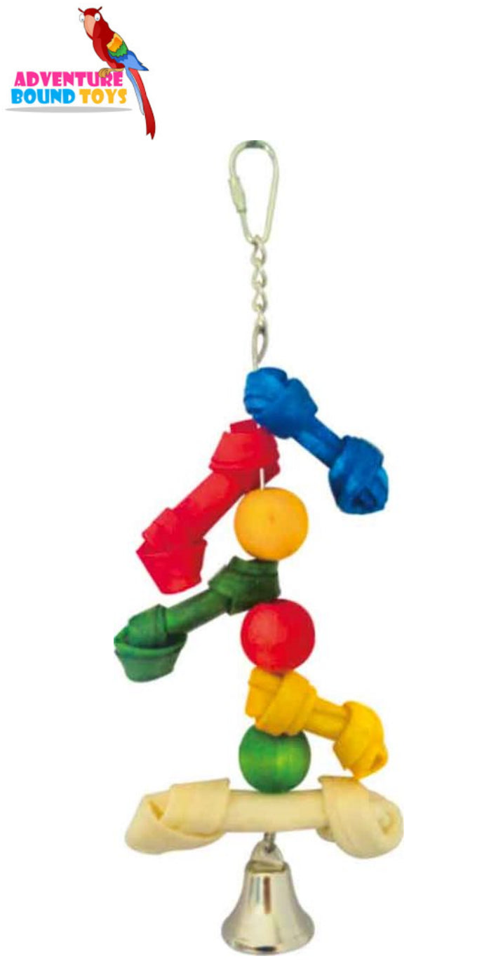 Adventure Bound Bone Chew Parrot Toy