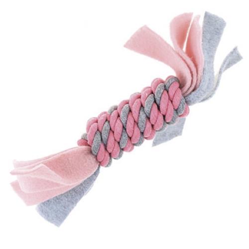 Little Rascals Fleecy Rope Coil Pink