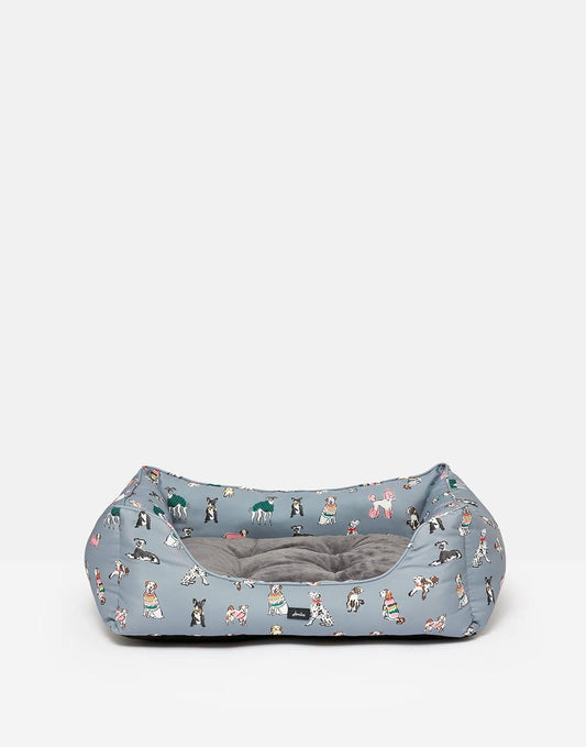 Joules Rainbow Dog Box Bed Medium