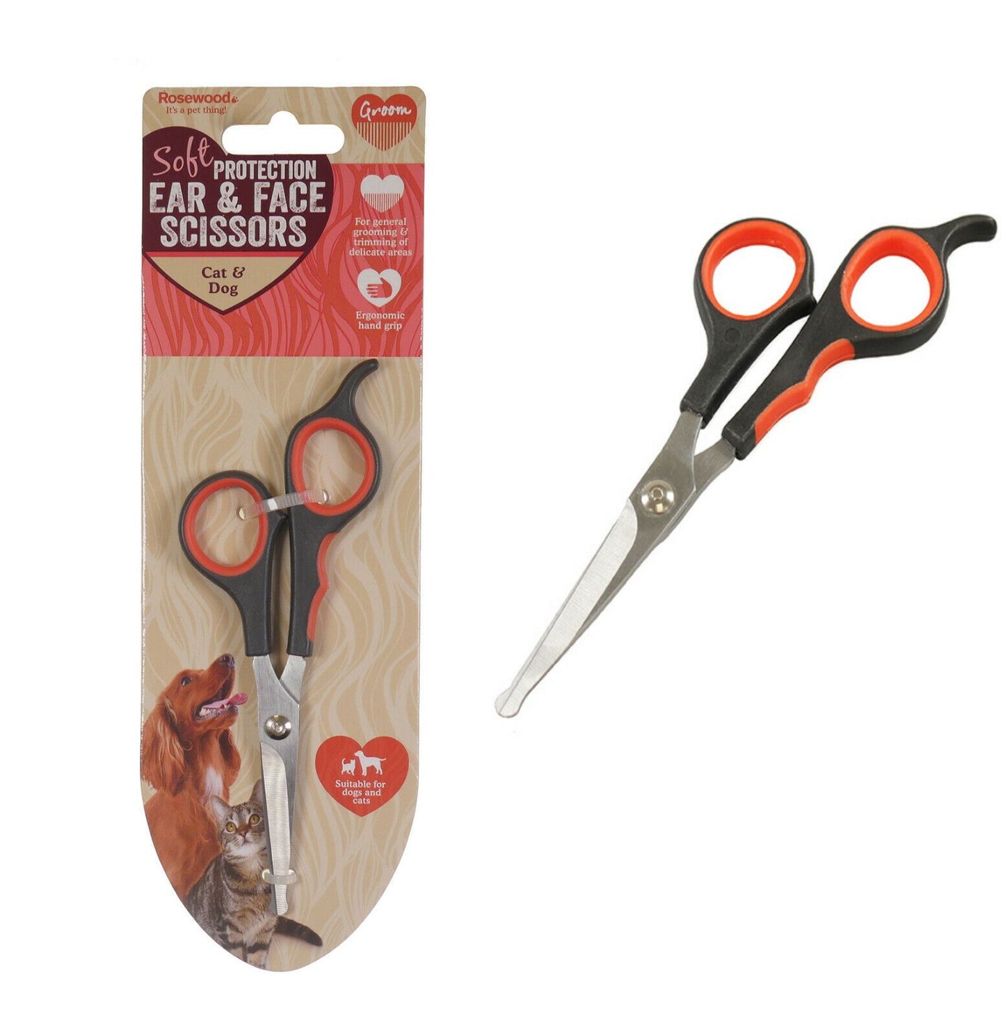 Rosewood Ear & Face Scissors