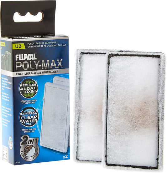 Fluval U2 Poly-Max Cartridge 2pcs