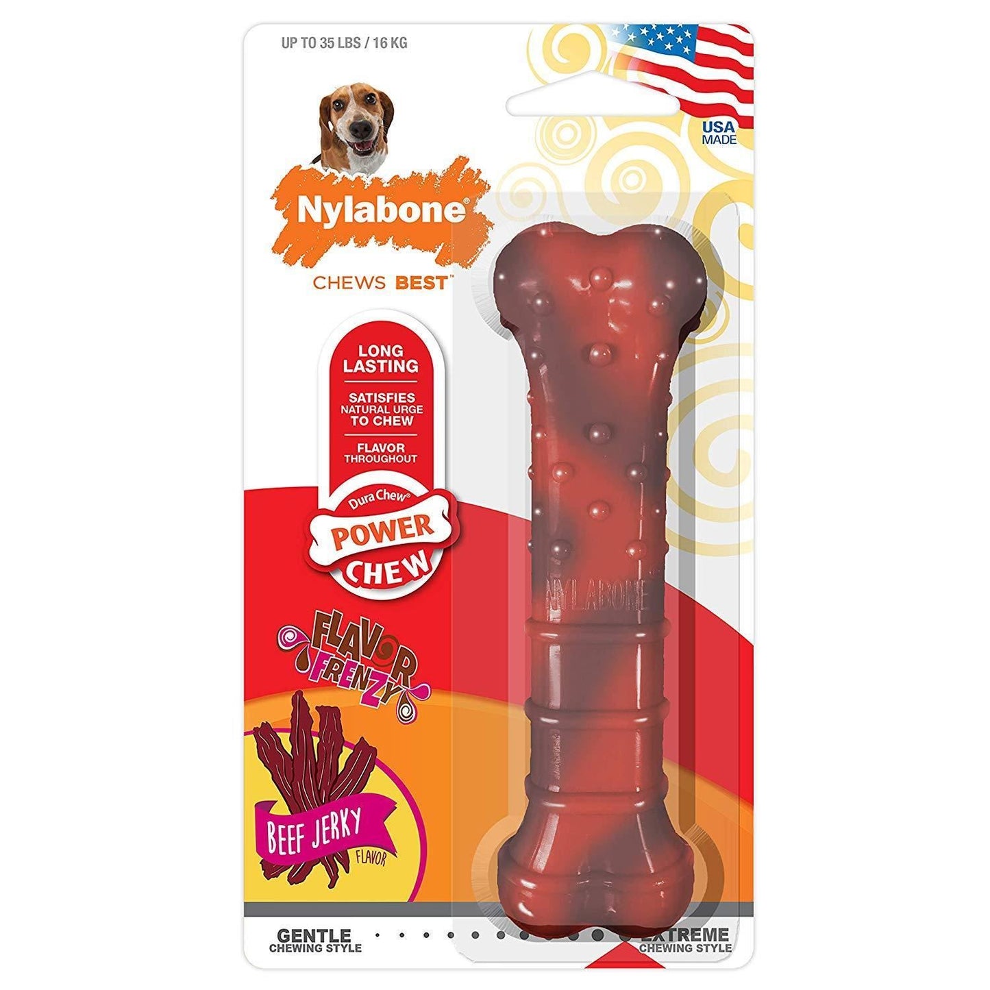 Nylabone Beef Jerky Wolf