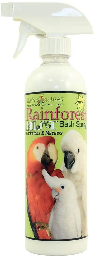 Rainforest Mist Plumage Spray For Cockatoos & Macaws 503ml