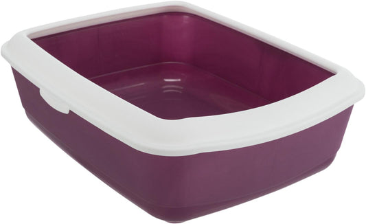 Trixie Classic Cat Litter Tray 37 x 15 x 47 cm Berry/White