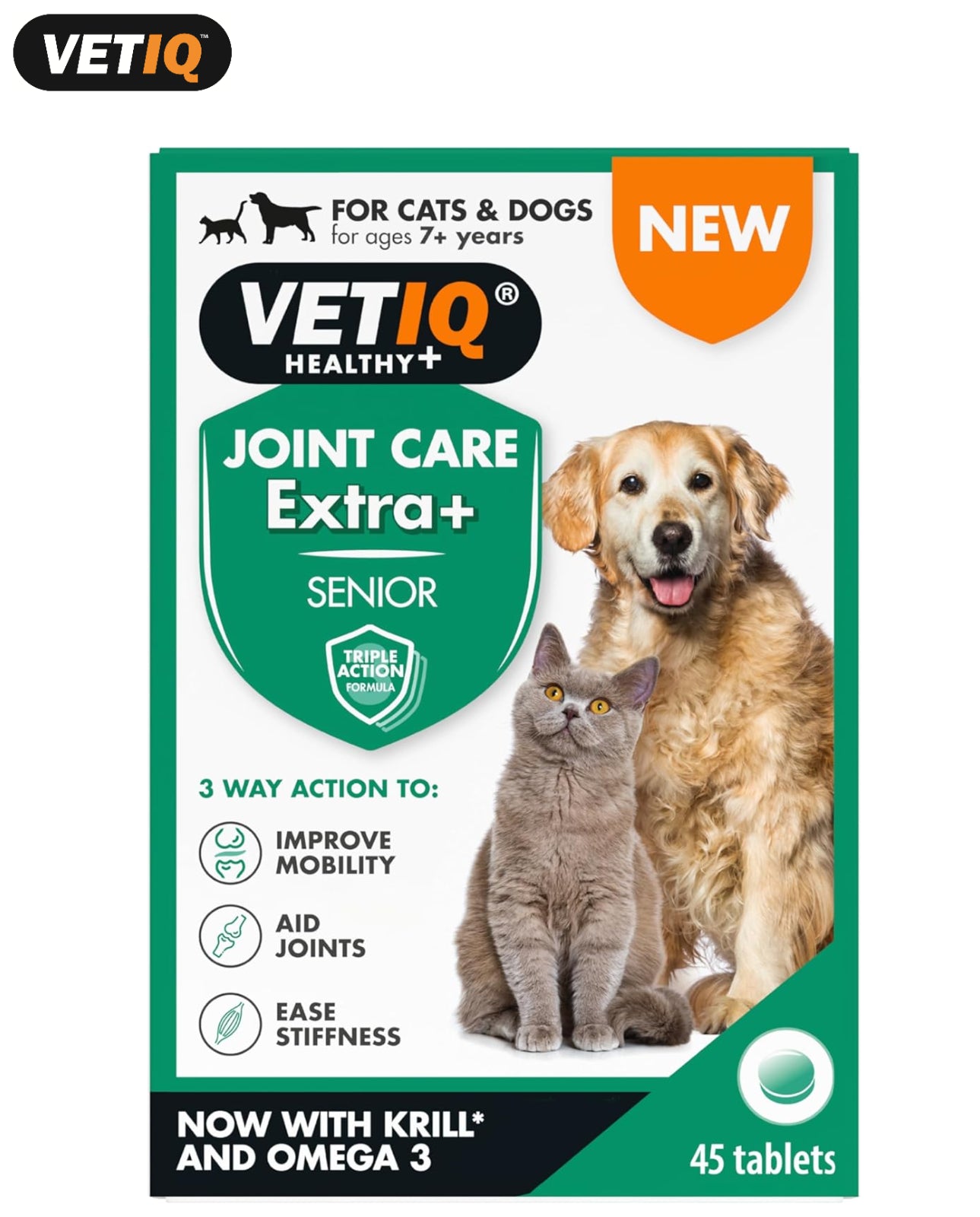 VetIQ Joint Care Extra+ Senior 45 Tablets