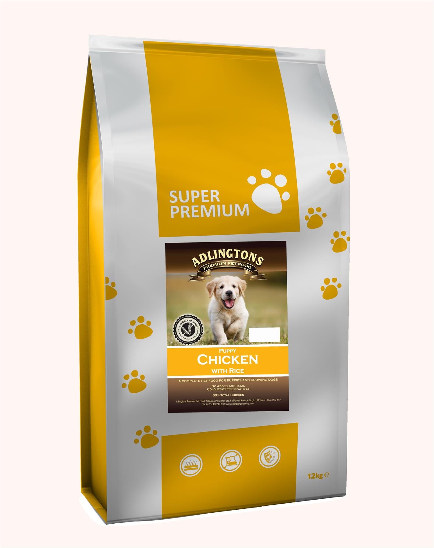 Adlingtons Premium Puppy Food 12kg