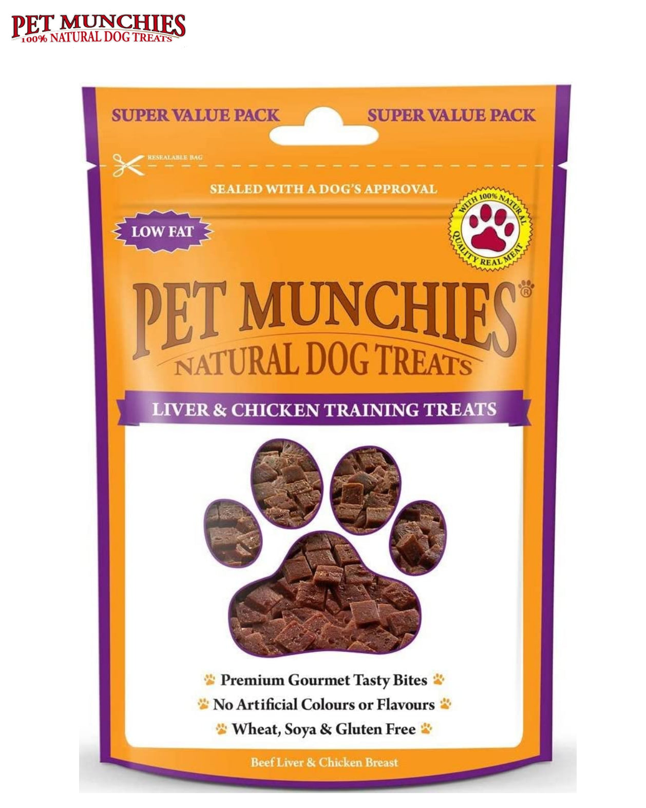 Pet Munchies Liver & Chicken Training Treats 150g