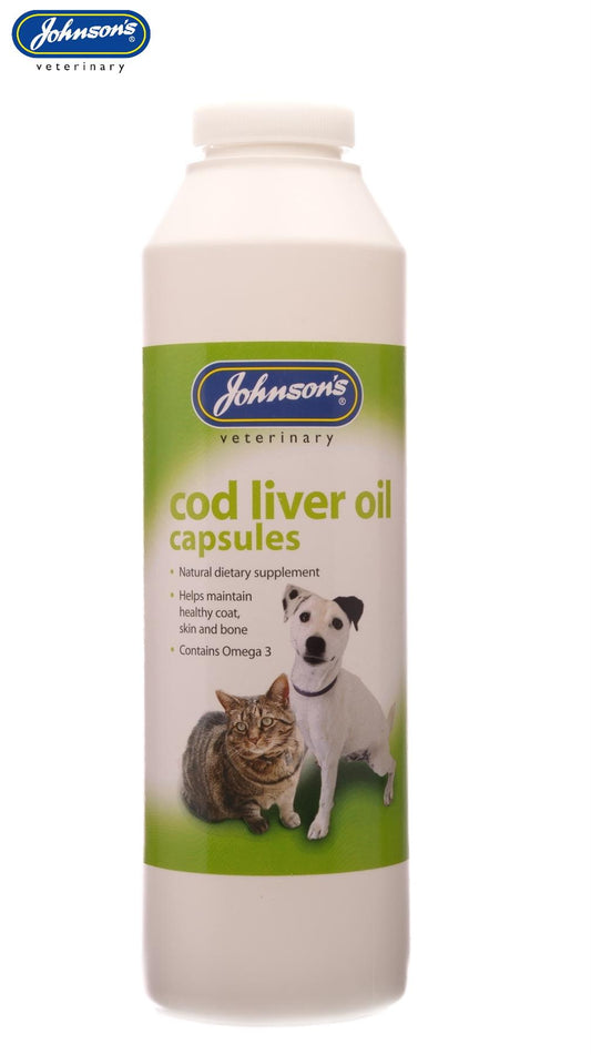 Johnson's Veterinary Cod Liver Oil Capsules 800 Capsules