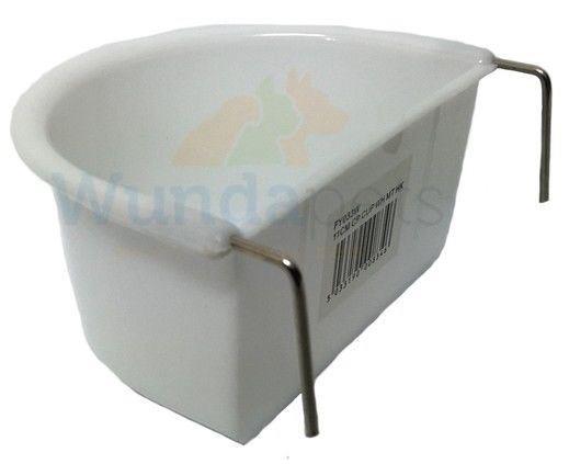 White Plastic D Cup 11cm