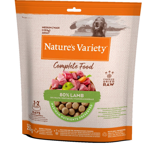 Natures Variety Freeze Dried Complete Food Lamb 250g