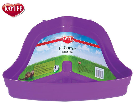 Kaytee Hi-Corner Litter Pan Assorted Colours