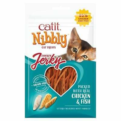 Catit Nibbly Jerky Chicken & Fish 30g