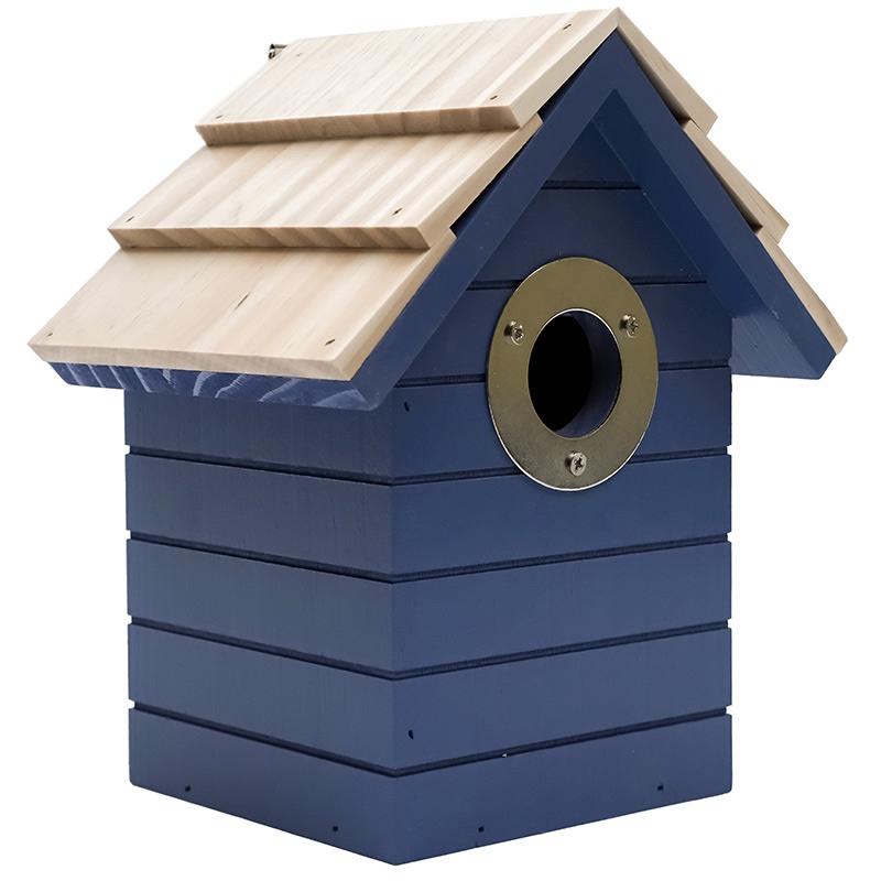 Henry Bell Beach Hut Nest Box Mid Blue