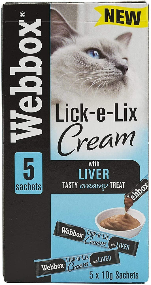 Webbox Lick E Lix Liver 5 X 10g Sachets