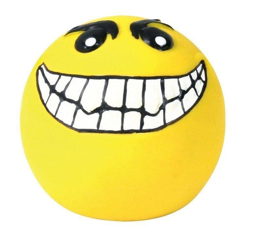 Trixie Latex Smiley Face Ball