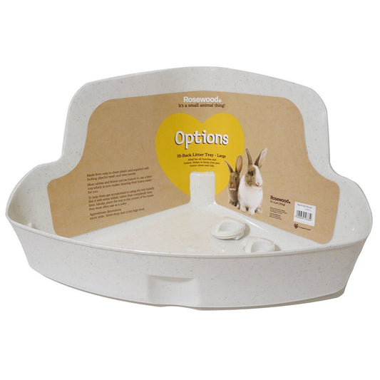 Rosewood Boredom Breaker Hi Options Back Large Litter Pan