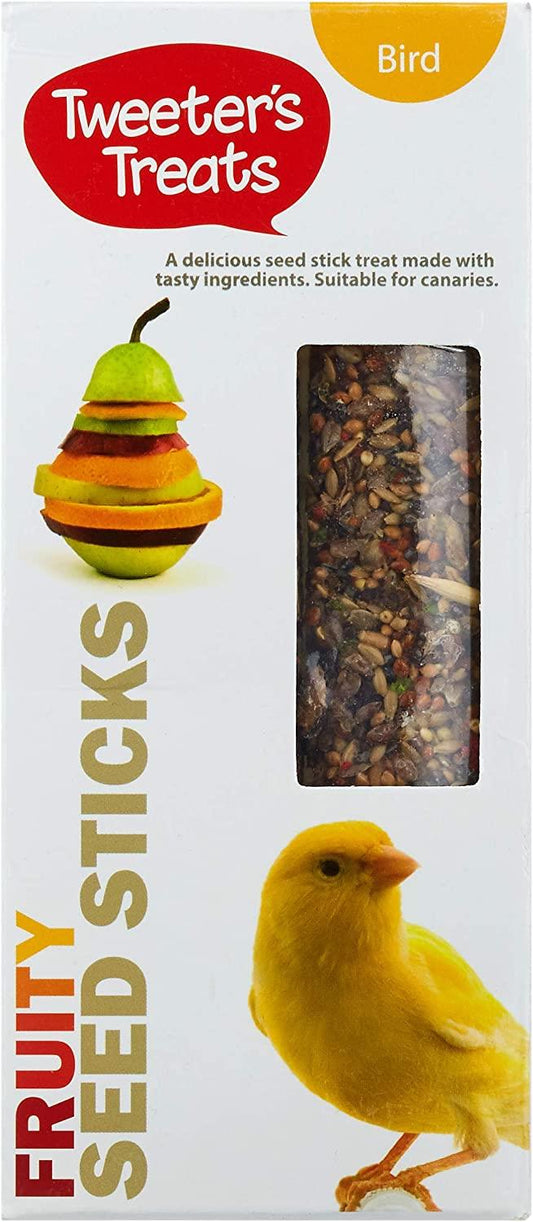 Tweeter's Canary Seed Treat Sticks Fruity 2 Sticks 100g