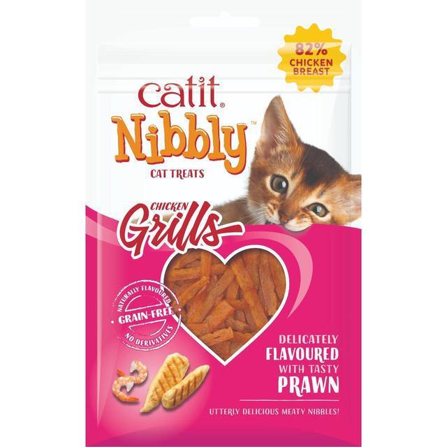 Catit Nibbly Grills Chicken & Prawn 30g