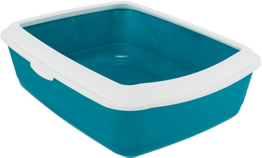 Trixie Classic Cat Litter Tray 37 x 15 x 47 cm Petrol/White