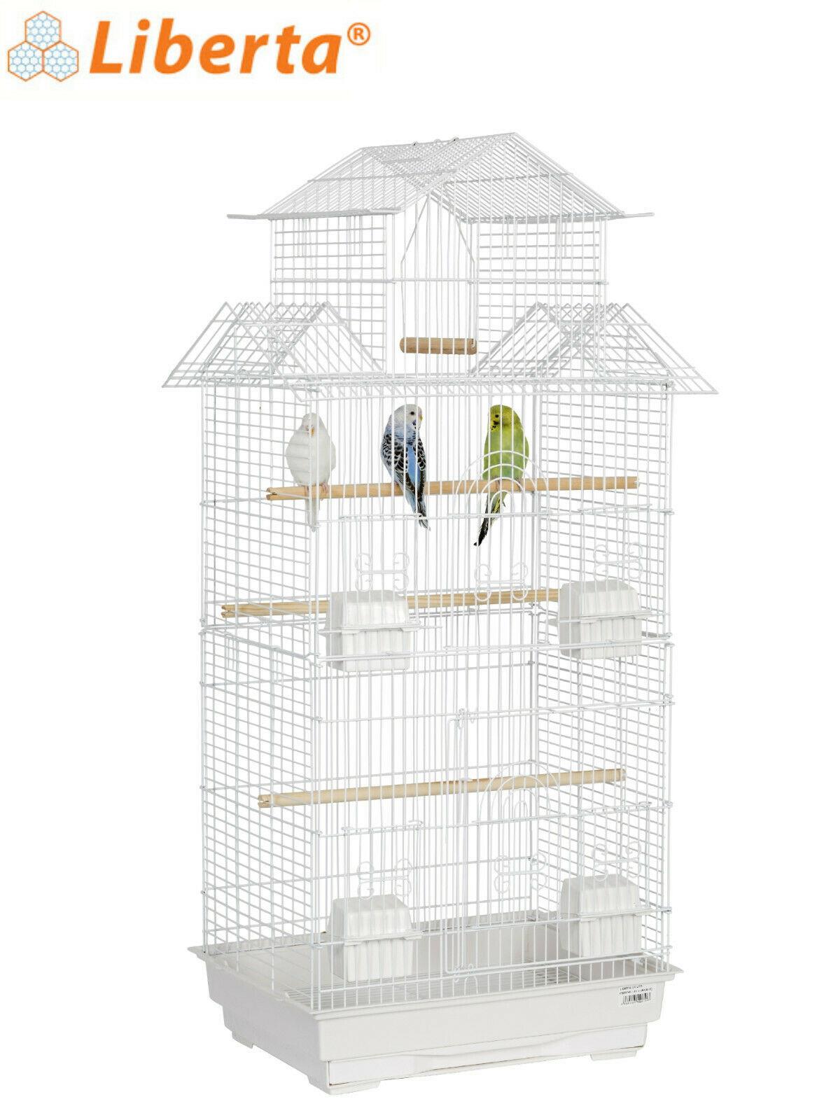 Rainforest Jintu Small Bird Cage White