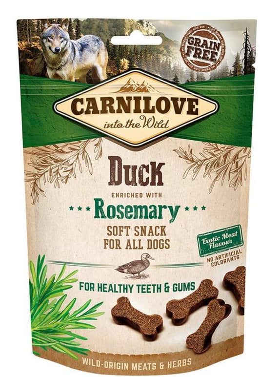 Carnilove Dog Treats Duck Enriched With Rosemary 200g