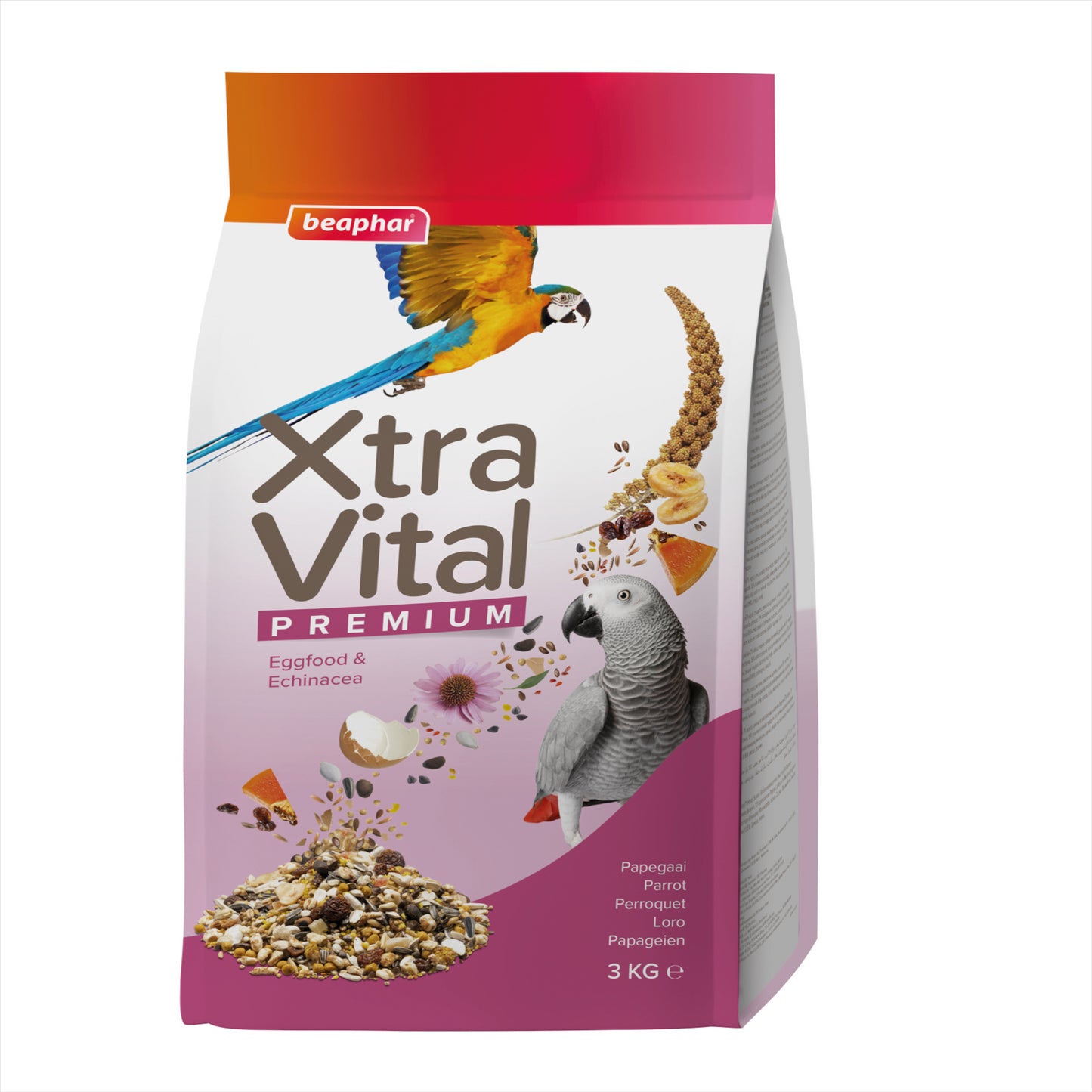 Beaphar Xtra Vital Parrot 3kg Bag