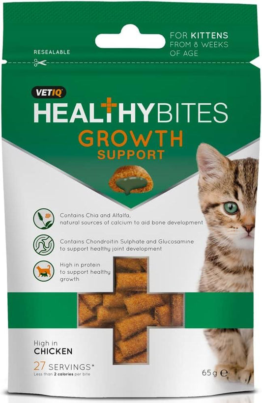 VetIQ Healthy Bites Growth Support Kitten Treats 65g