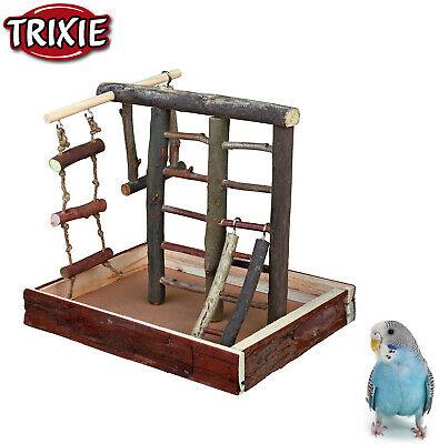 Trixie Small Natural Wooden Playground For Birds 28 x 25 x 22cm