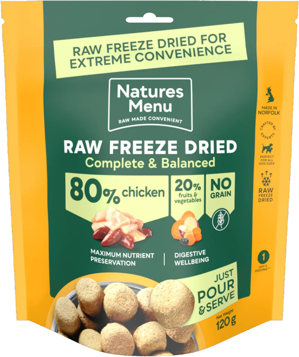 Natures Menu Freeze Dried 80/20 Chicken 120g