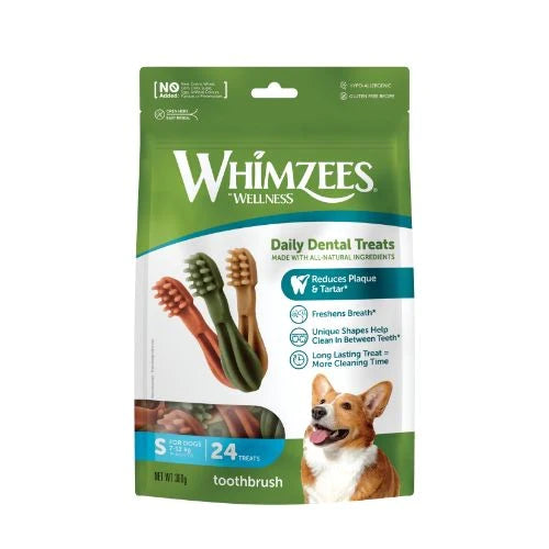 Whimzees Small Toothbrush 24 Pack