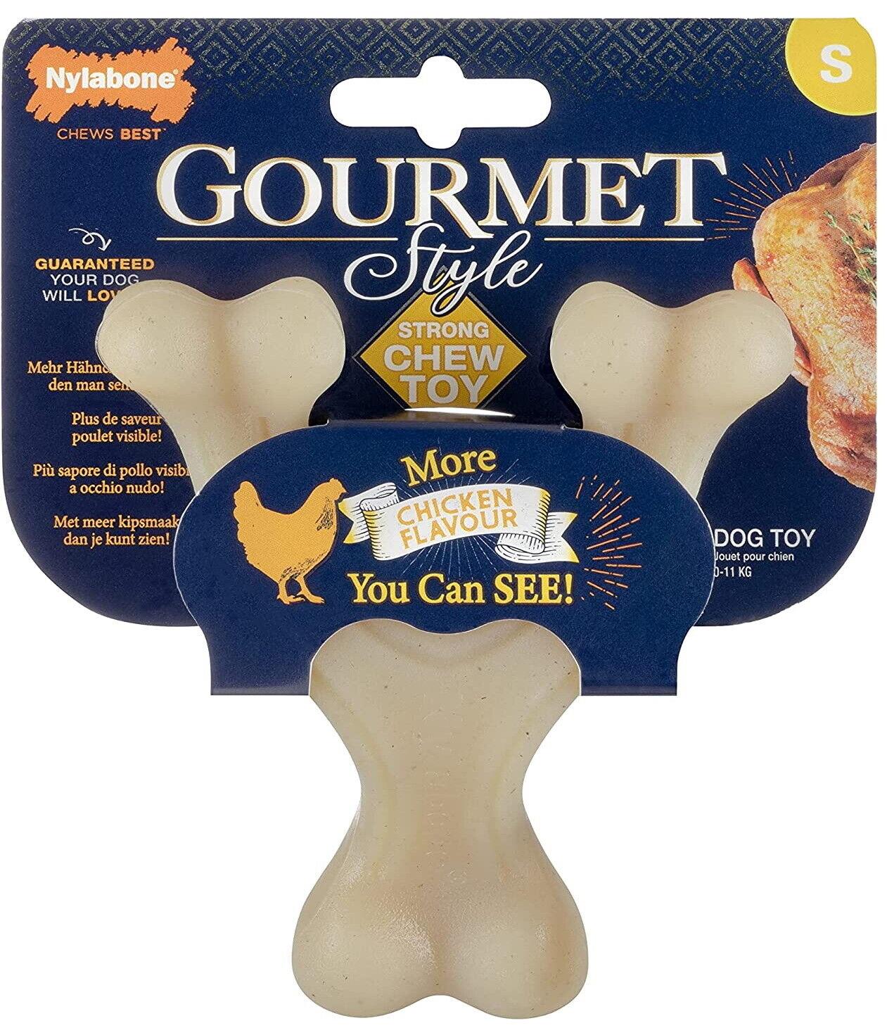 Nylabone Gourmet Style Wishbone Small - Chicken