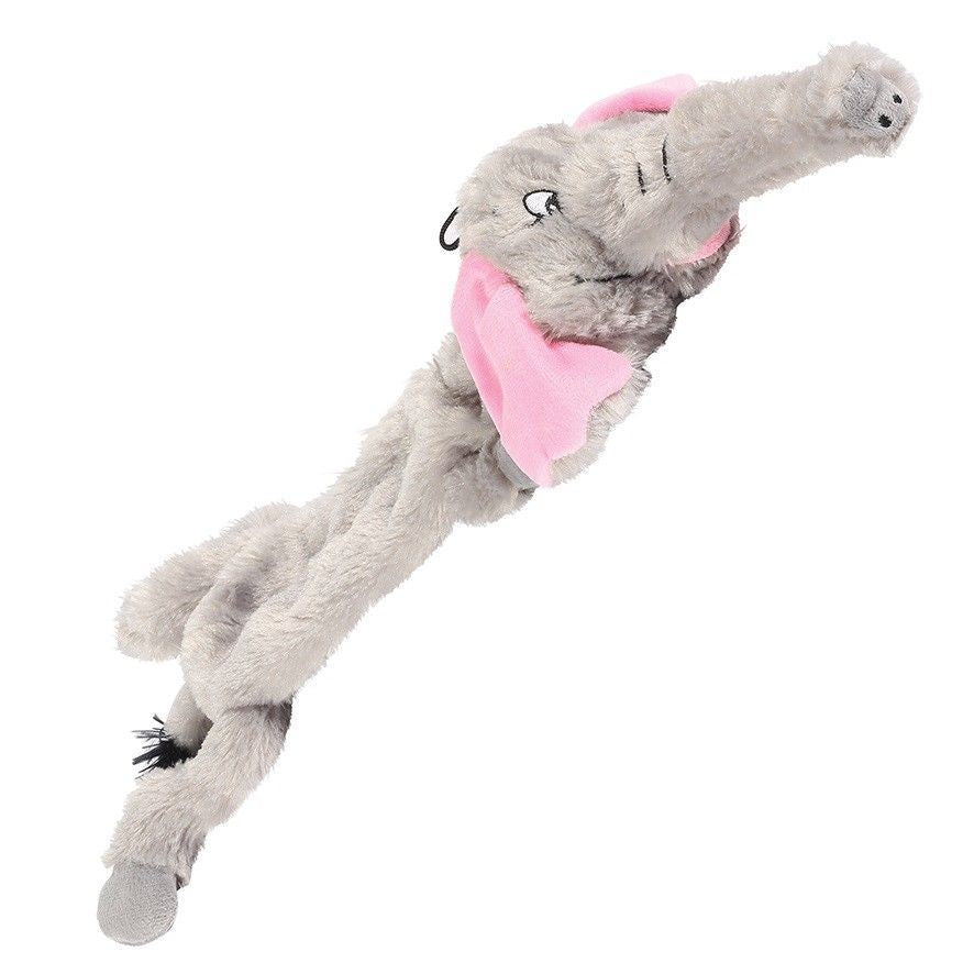 Mad About Pets Wild Crinkler Elephant Dog Toy