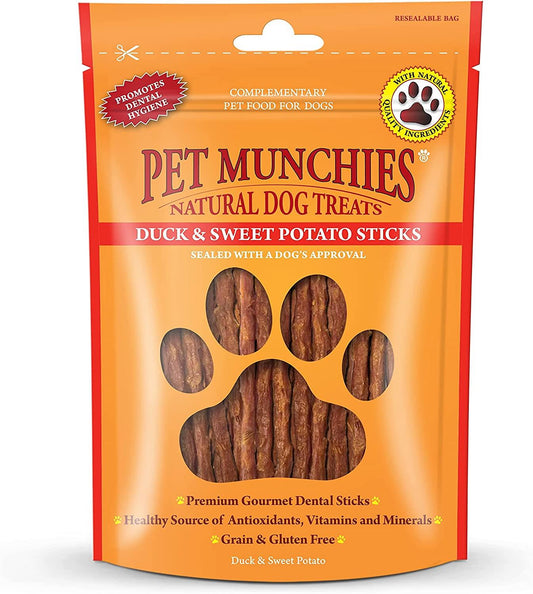 Pet Munchies Duck & Sweet Potato Sticks 90g