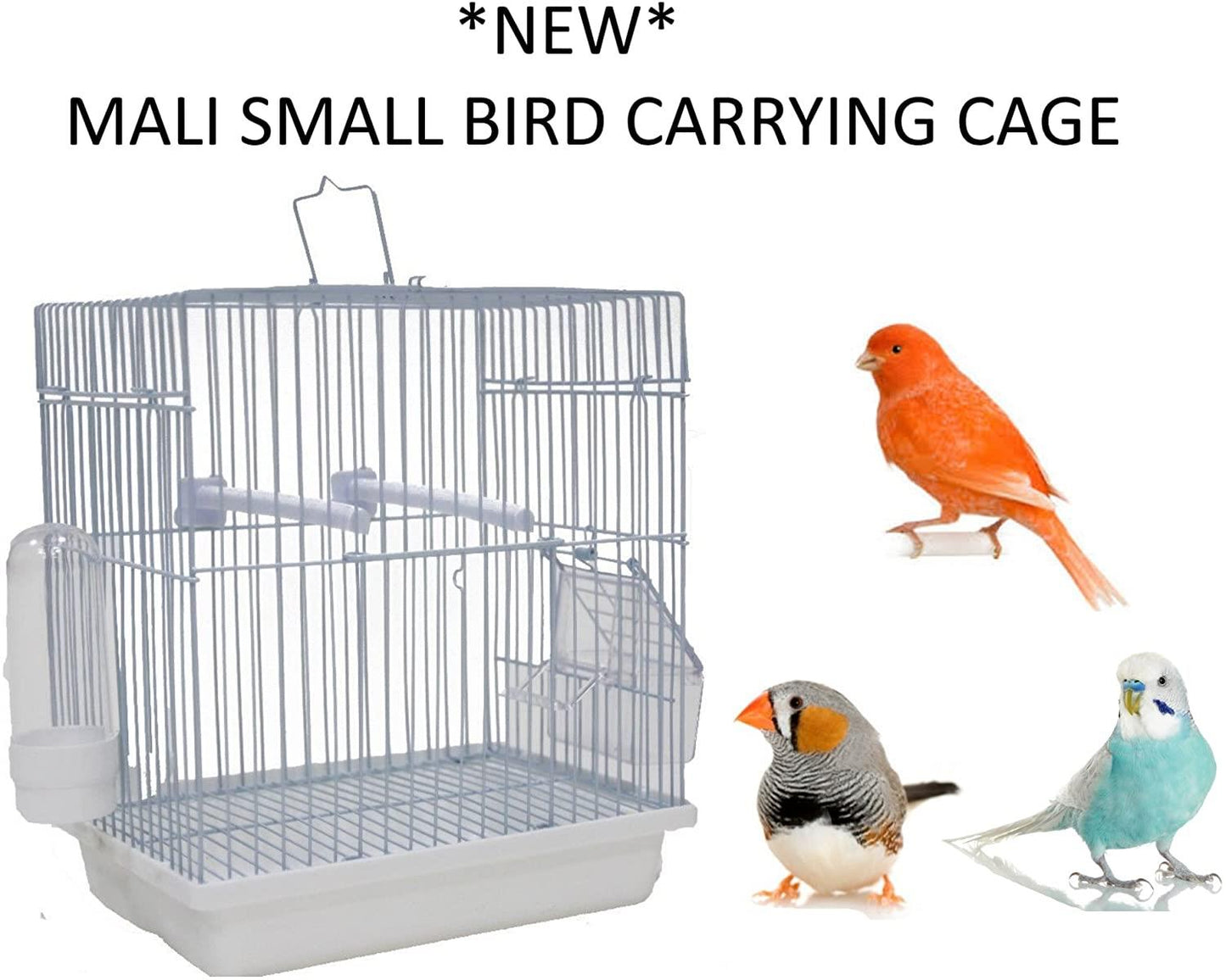 Wundapets Mali Small Bird Carrying Cage