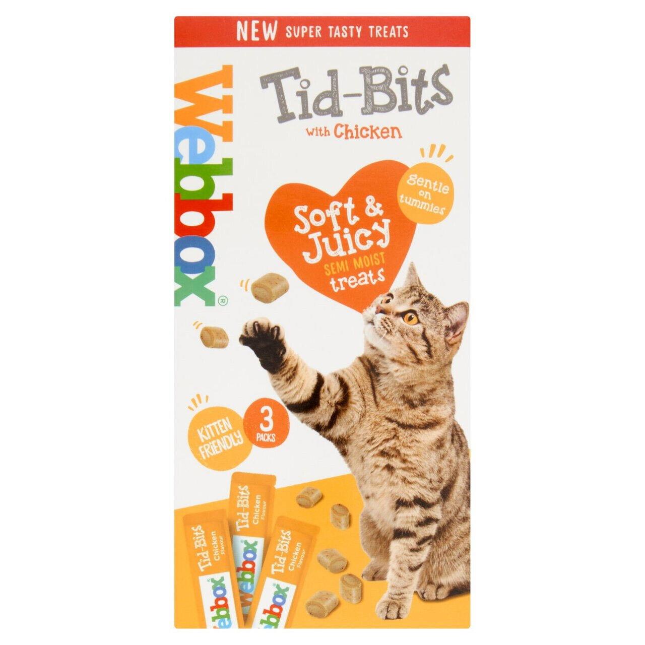 Webbox Tid-Bits Chicken 3 Packs 30g