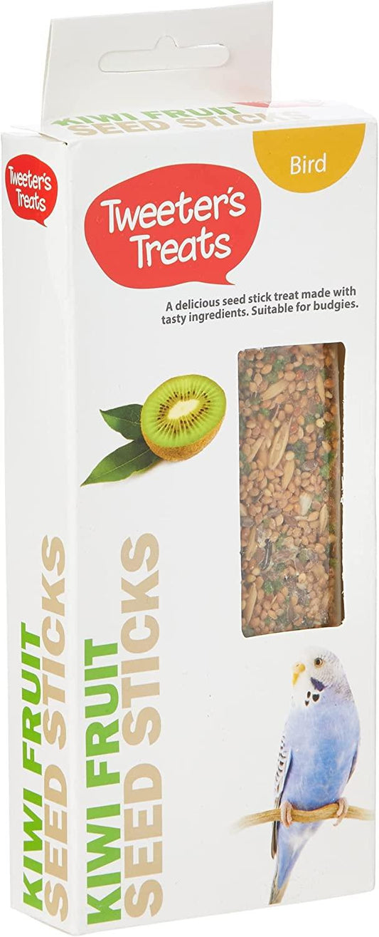 Tweeter's Budgie Seed Treat Sticks Kiwi Fruit 2 Sticks 100g