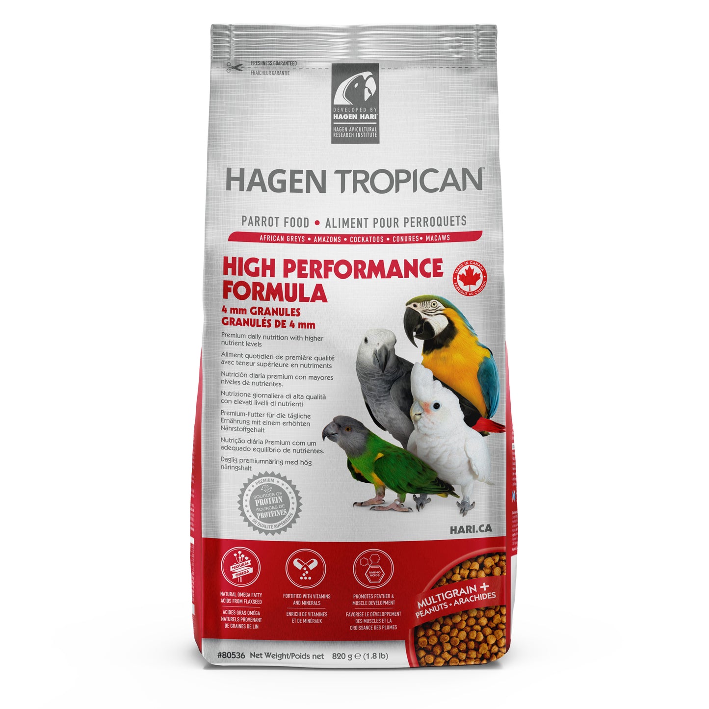 Hari Tropican High Performance 4mm Granules 820g