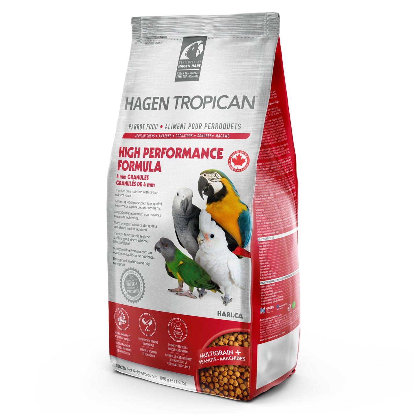 Hari Tropican High Performance 4mm Granules 820g