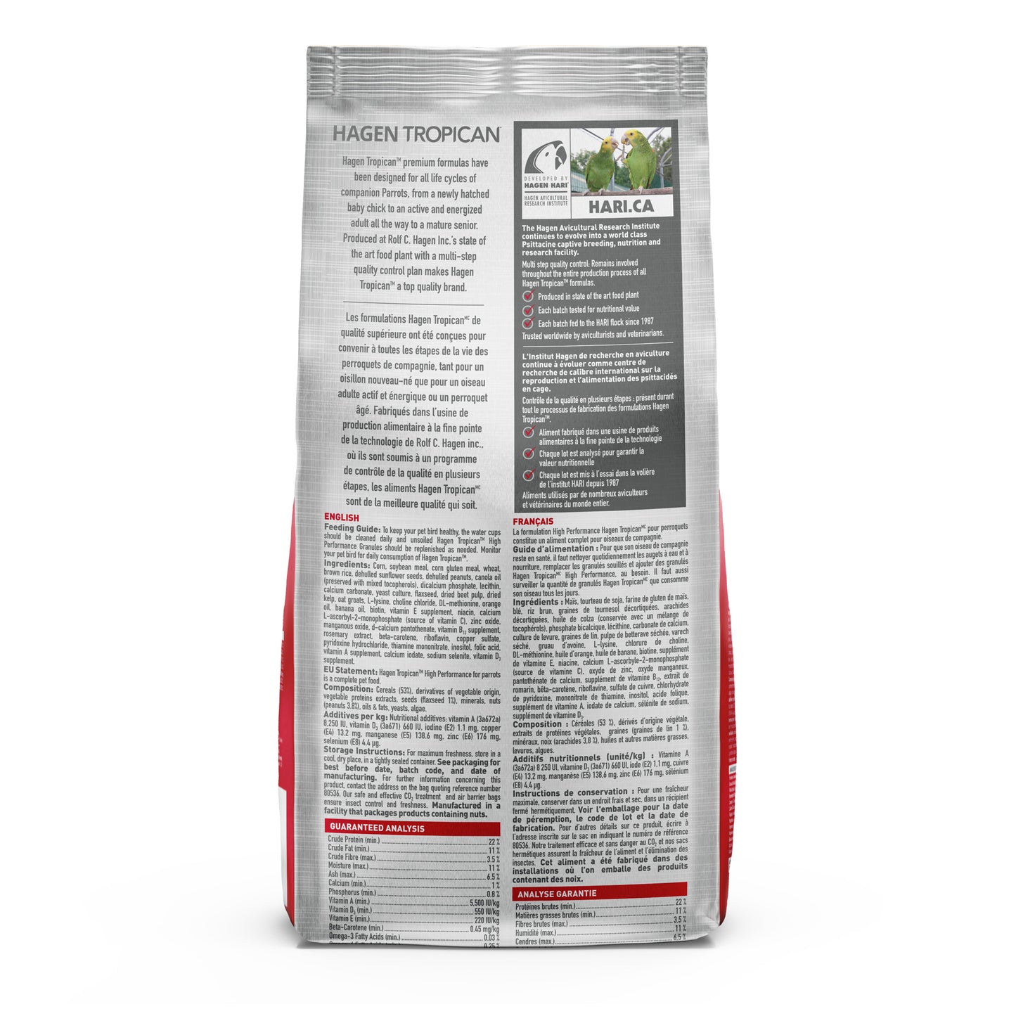 Hari Tropican High Performance 4mm Granules 820g