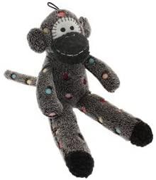 Happypet Sock Monkey Soft Squeaky Dog Toy