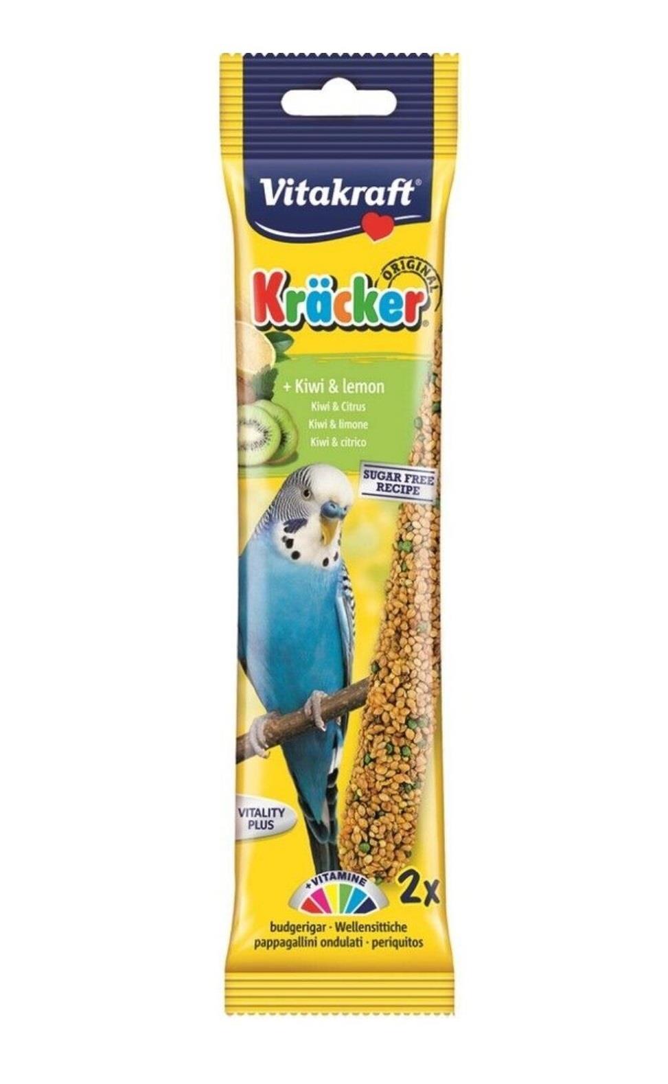 Vitakraft Kracker Budgie Sticks Kiwi & Lemon 2pcs