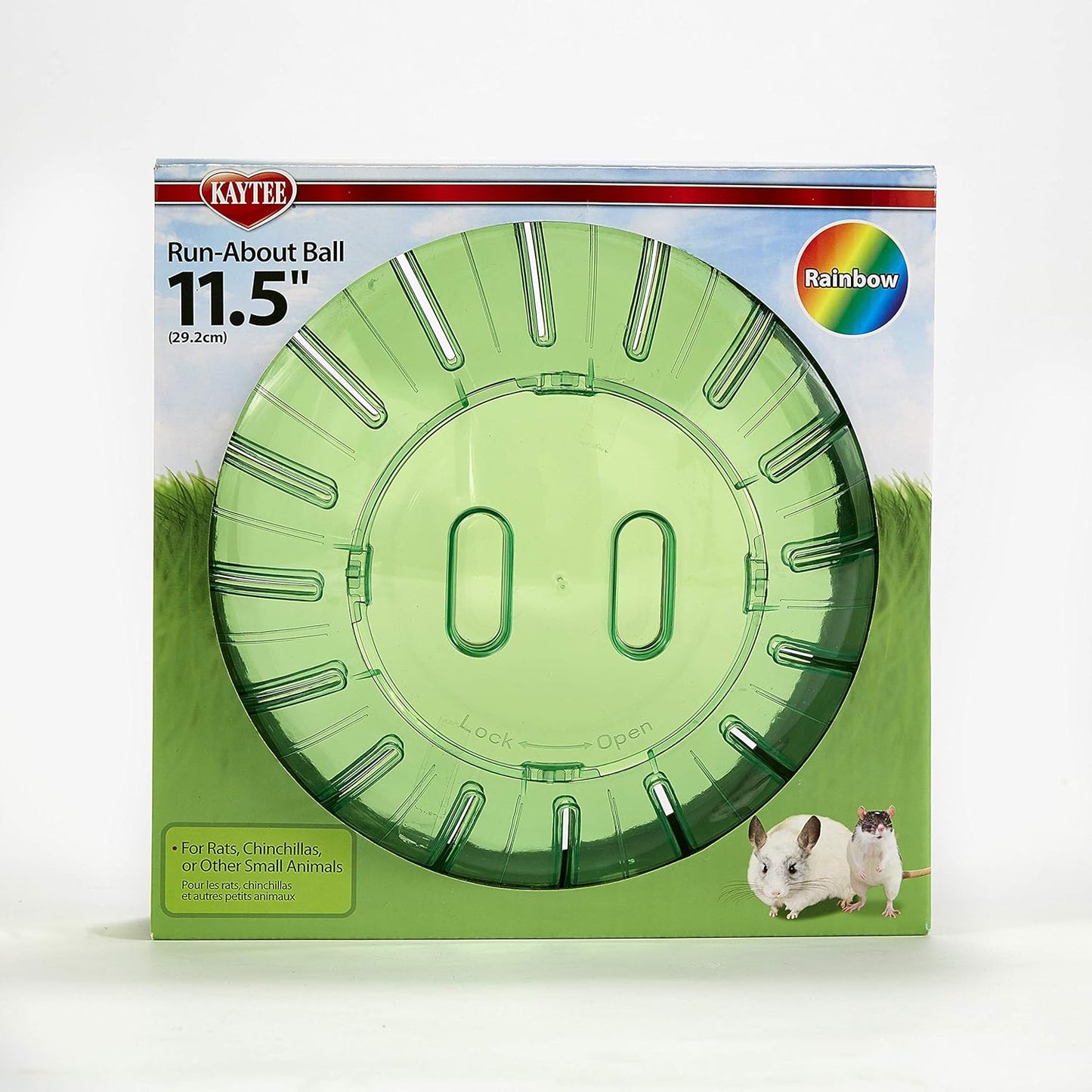 Kaytee Giant Rainbow Run About Ball 11.5"