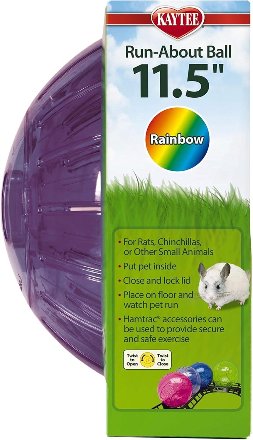 Kaytee Giant Rainbow Run About Ball 11.5"